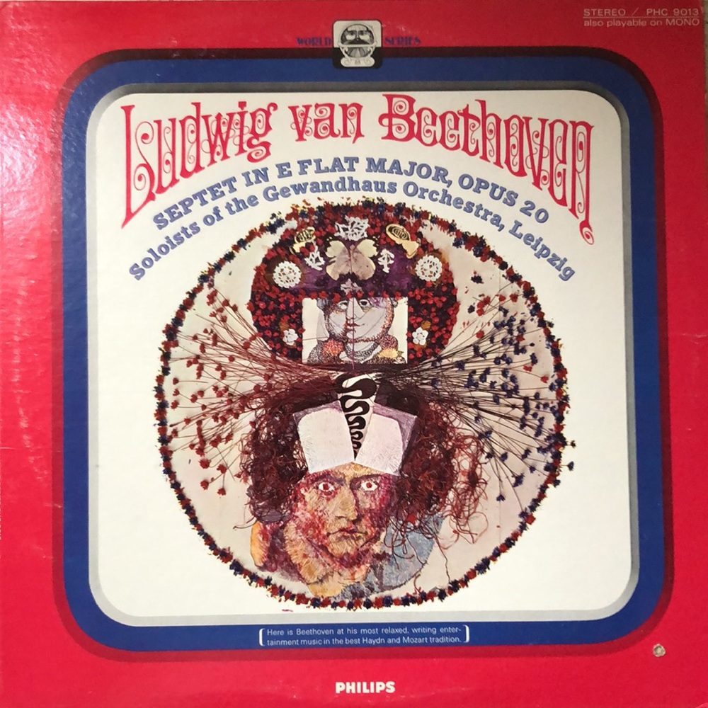 Beethoven Septet In E Flat Major, Opus 20 Vinyl Lp